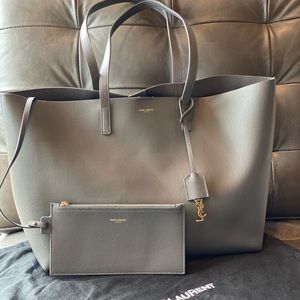 Saint Laurent Shopping Bag in Supple Leather